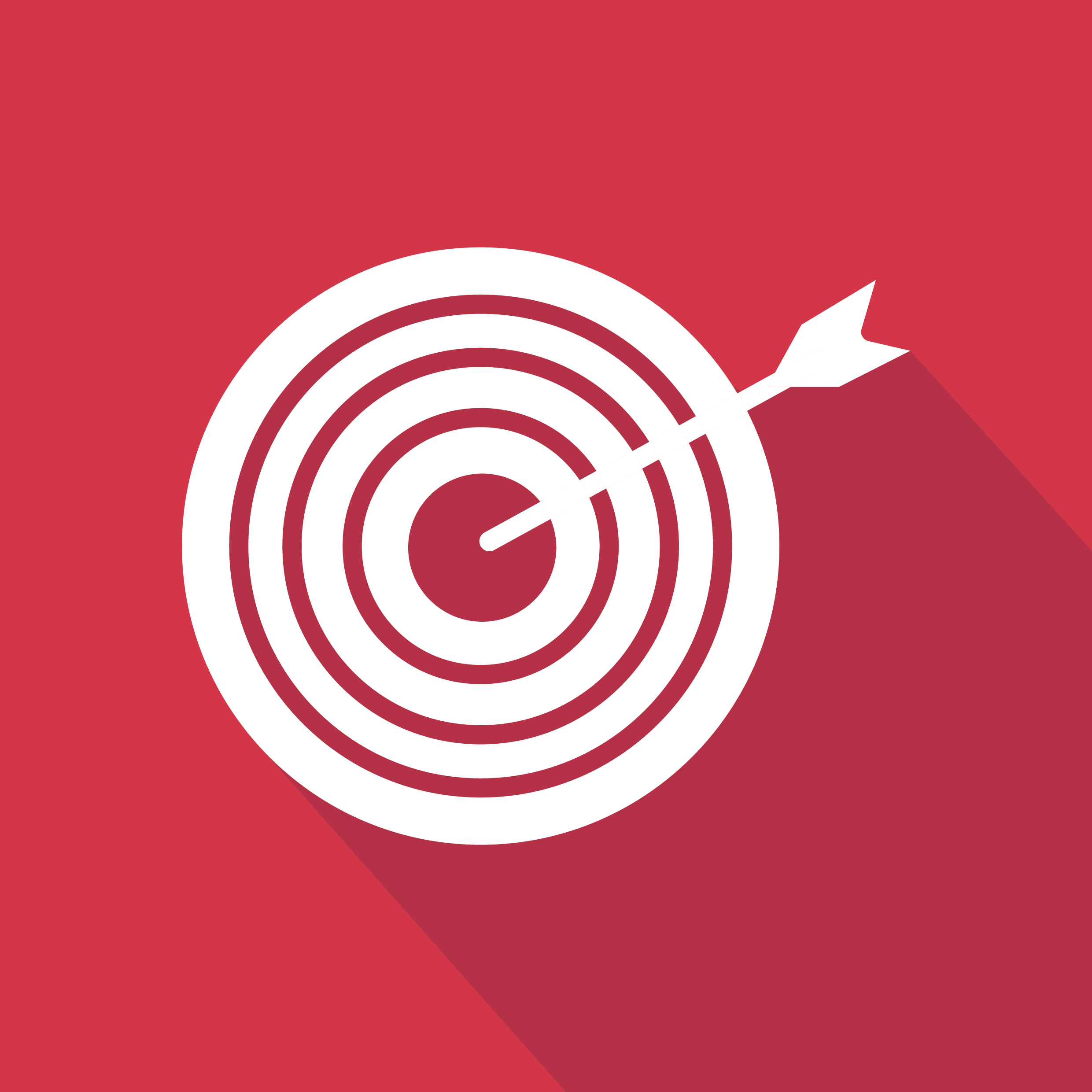 Account-Based Marketing Tactic red target arrow