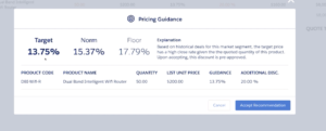 Salesforce Summer 19' Release Notes Einstein pricing guidance with target, norm, and floor. 