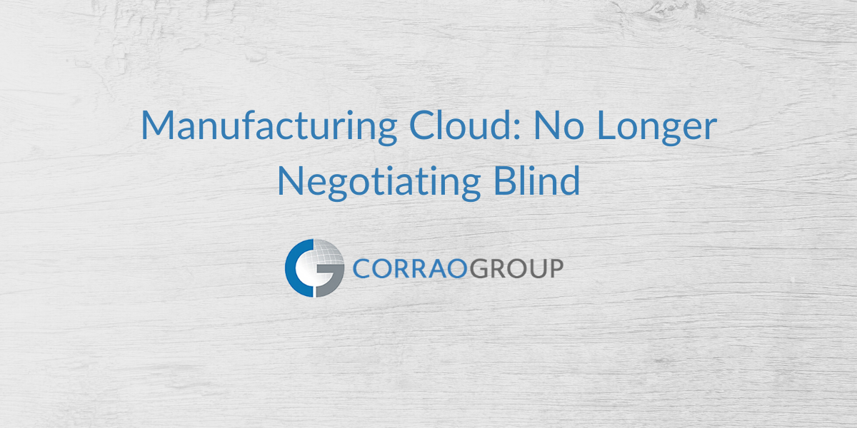 Manufacturing Cloud: No Longer Negotiating Blind