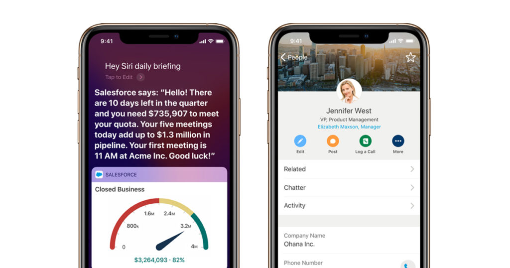 Mobile App on the Iphone at Dreamforce 2019