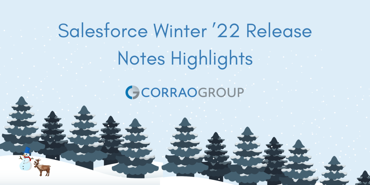 Salesforce Winter ’22 Release Notes Highlights