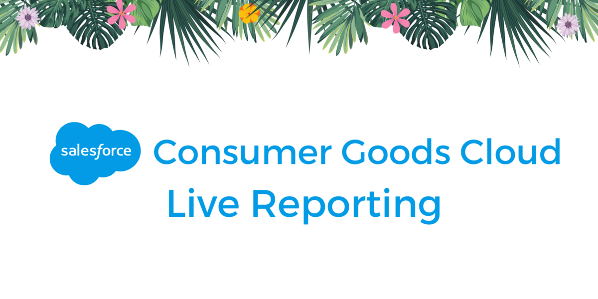 Salesforce Consumer Goods Cloud Live Reporting